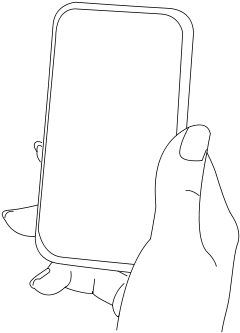 Hand With Smartphone Png Images - Smartphone Vector Png White (464x600), Png Download