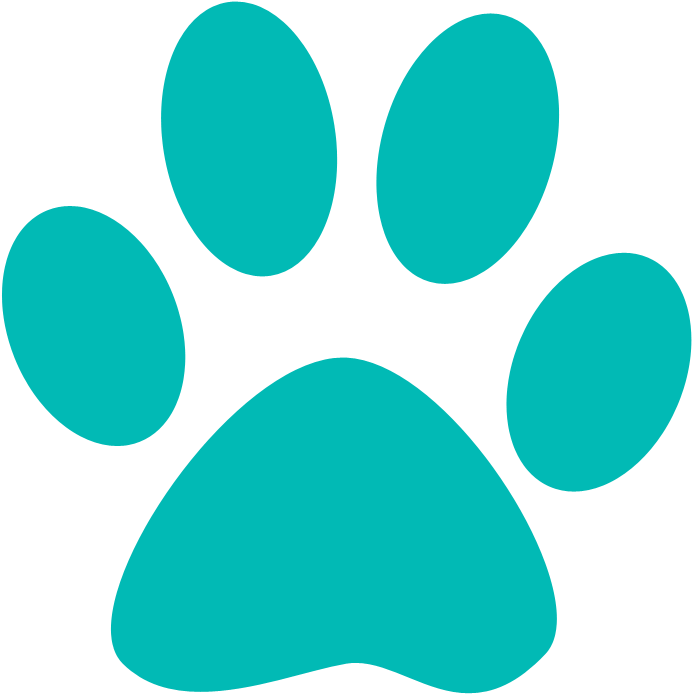 Dog Paw Icon Red (725x728), Png Download