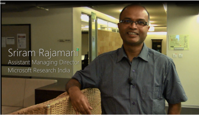 Assistant Director Msri, Talks About Microsoft Research - Microsoft Research India Bangalore (640x480), Png Download