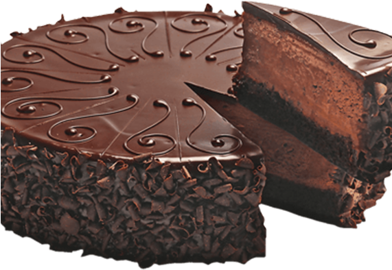 Chocolate Truffle - Death By Chocolate Cake Recipe (570x570), Png Download