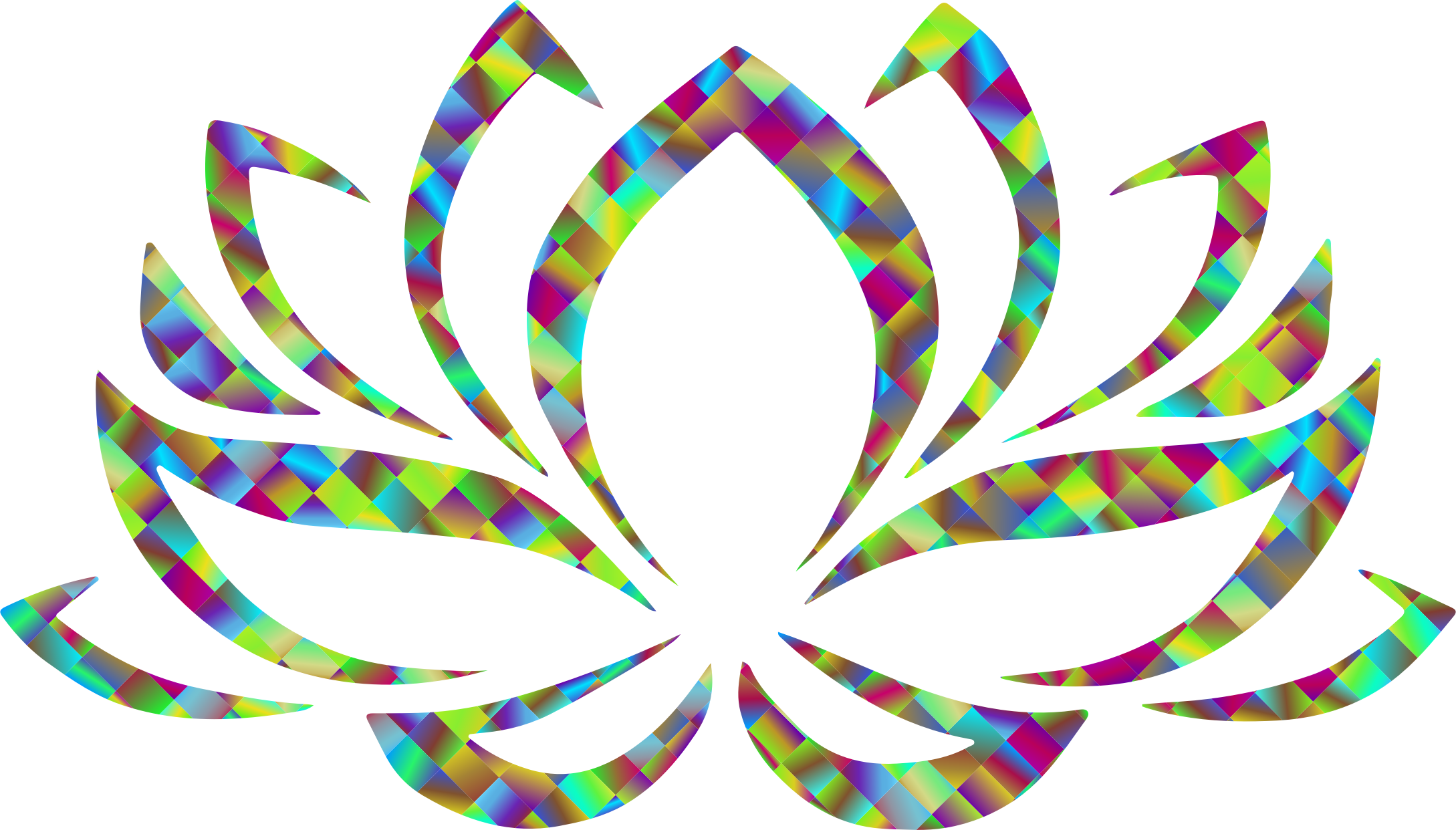 Big Image - Lotus Flower Black And White (2178x1242), Png Download