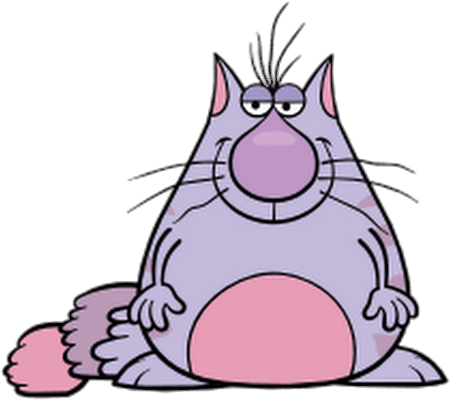 Nature Cat Character Ronald Smirking - Nature Cat Character Ronald (687x618), Png Download