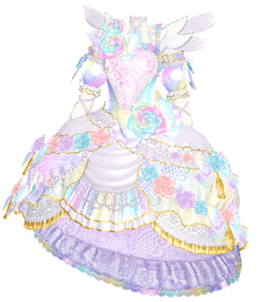 Cyalume Charm Star Dress - 샤이니 네온 참 드레스 (480x480), Png Download