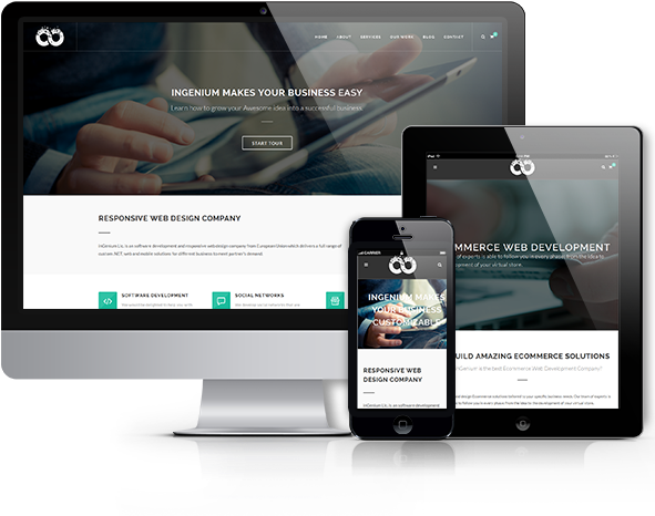 Responsive Web Design Services - Web Development Responsive (600x500), Png Download