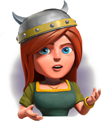 Interesting Facts - Clash Of Clans Female (400x420), Png Download