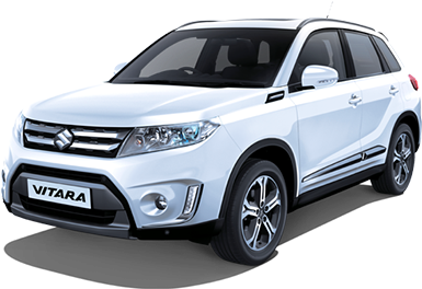 Suzuki Car Png - Suzuki Vitara Black And White (490x300), Png Download