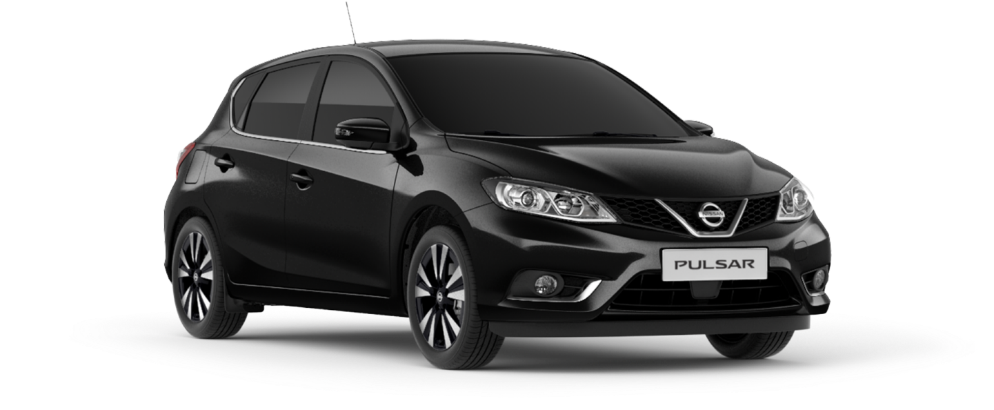 Nissan Pulsar 2017 Black (1440x600), Png Download