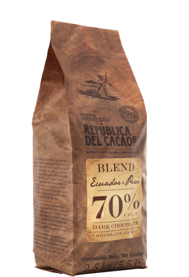 Dark Chocolate <br>blend - Republica Del Cacao Chocolate 70% (399x600), Png Download