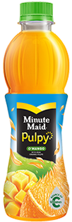 Mmp O Mango - Minute Maid Pulpy Orange Baru (598x336), Png Download