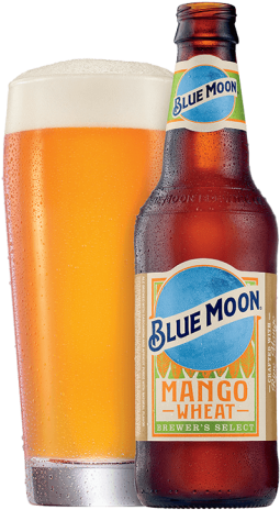 Mango Wheat - Blue Moon Mango Wheat (320x480), Png Download