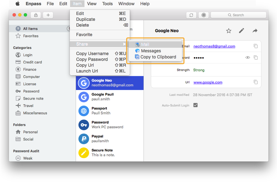 A Pop-up Will Appear To Alert You About The Risk Of - Enpass (904x635), Png Download