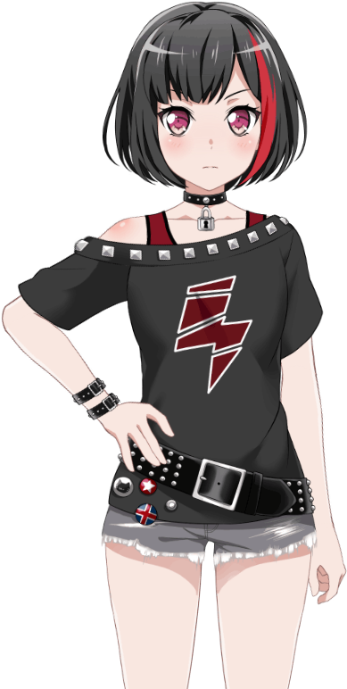 Onstage Live2d Model - Ran Mitake X Moca Aoba (680x940), Png Download