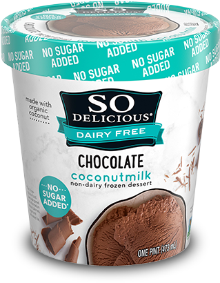 No Sugar Added* Chocolate - So Delicious Ice Cream Pecan (480x510), Png Download