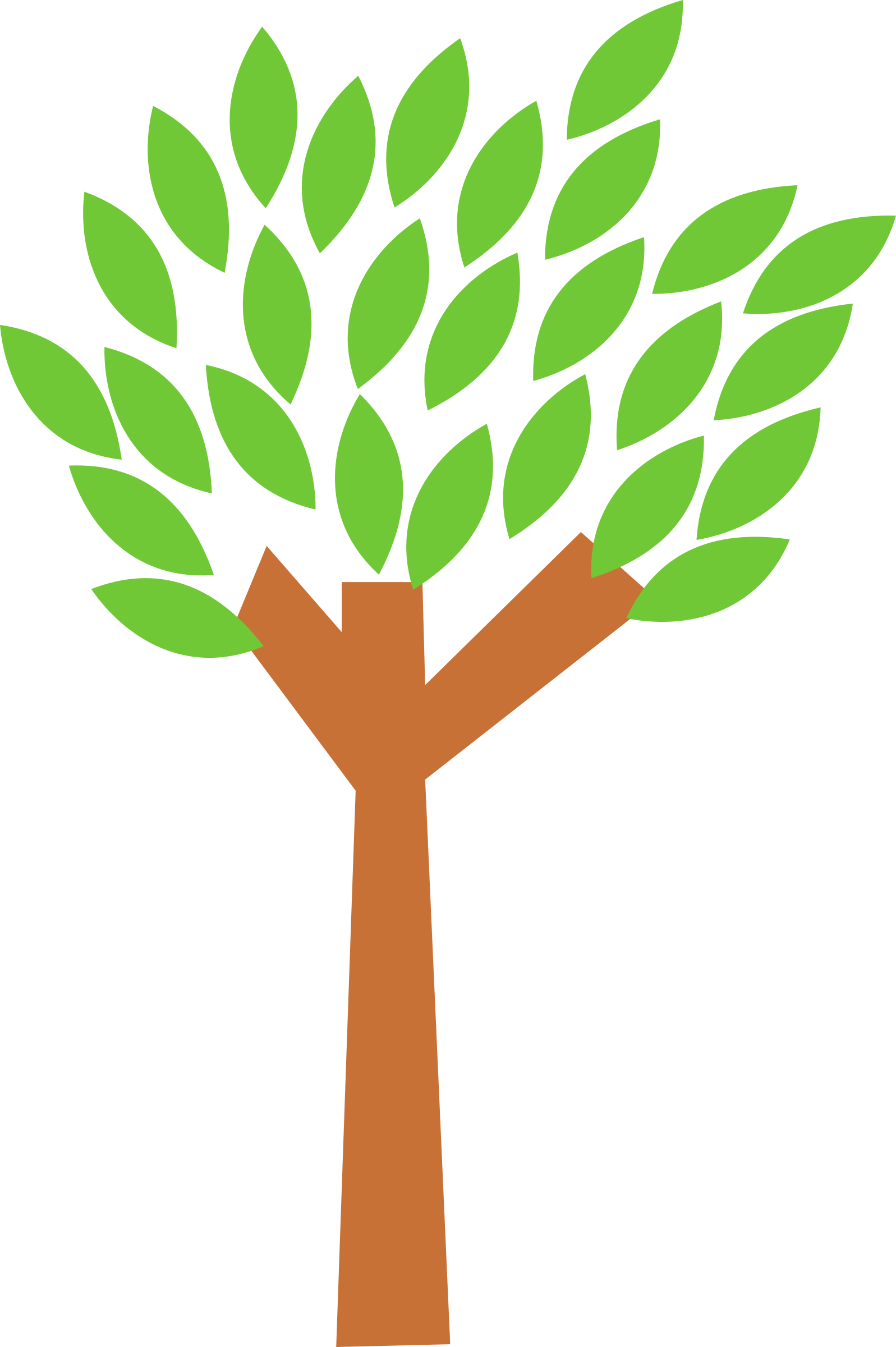 Big Image - Small Tree Clip Art (1597x2400), Png Download