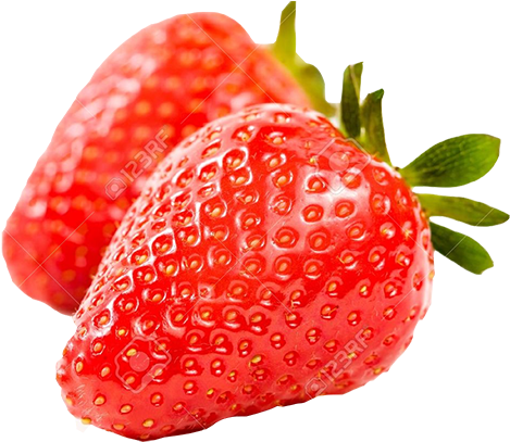 Strawberry - Braškės Venta (492x423), Png Download