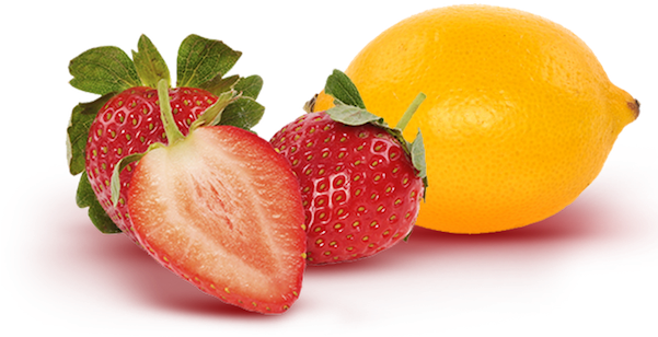 Strawberry Lemon Extracts - Lemon (600x314), Png Download