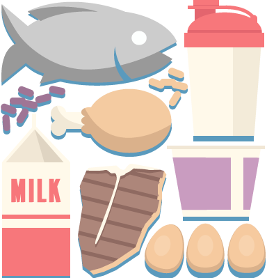 Protein - Eating (384x399), Png Download