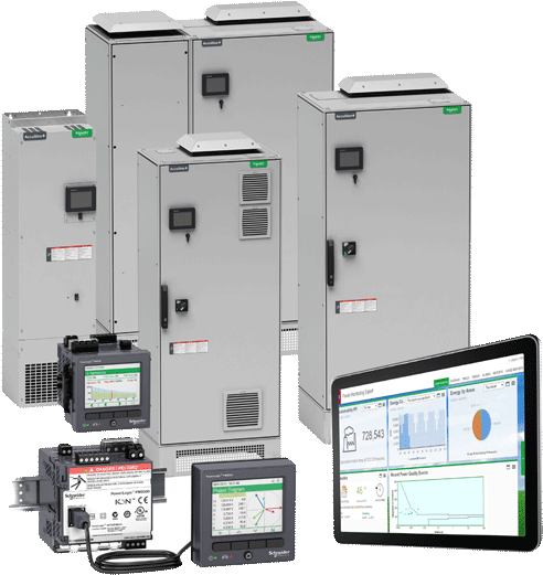 Power Management Systems - Schneider Electric Digital Power Meter,, Metsepm8244 (566x566), Png Download