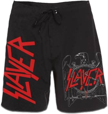 Black Eagle Board Shorts - Slayer Board Shorts (600x600), Png Download