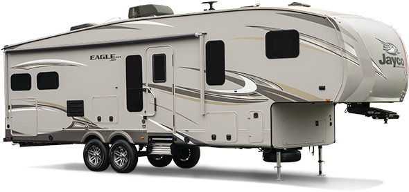 2019 Eagle Ht Fifth Wheels - Travel Trailer (720x318), Png Download