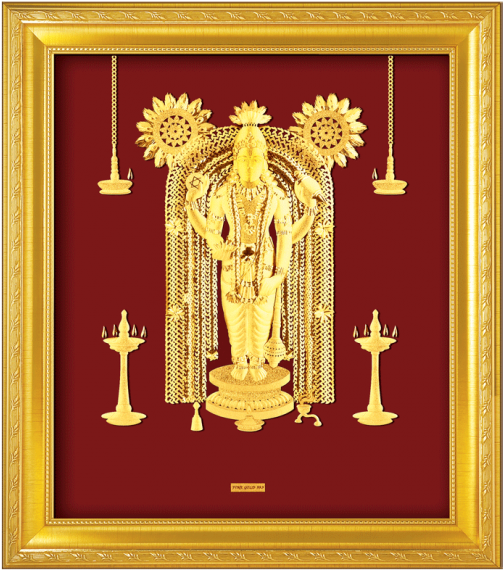 A4 Sri Guruvayurappan - Guruvayurappan (580x795), Png Download