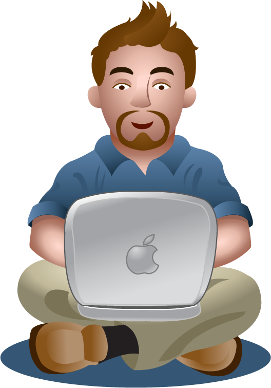 Free Clip - People On Laptops Clip Art (528x755), Png Download