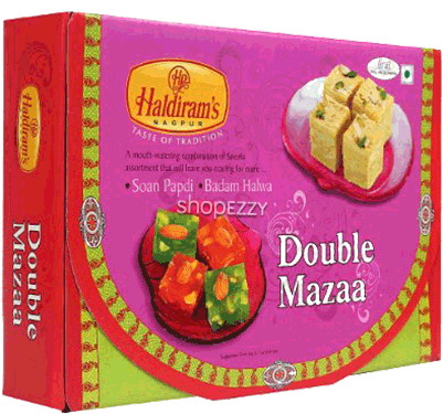 Haldirams Gift Pack Double Mazzaa Diwali Sweets - Haldiram Sweets Gift Packs (500x500), Png Download