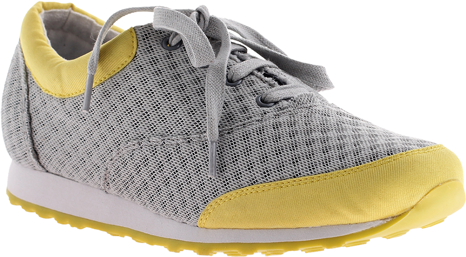 Jogger In Lemon Women's Sneaker - Dimmi Ladies Shoes Spring Jogger In Lemon 10 M (1024x1024), Png Download