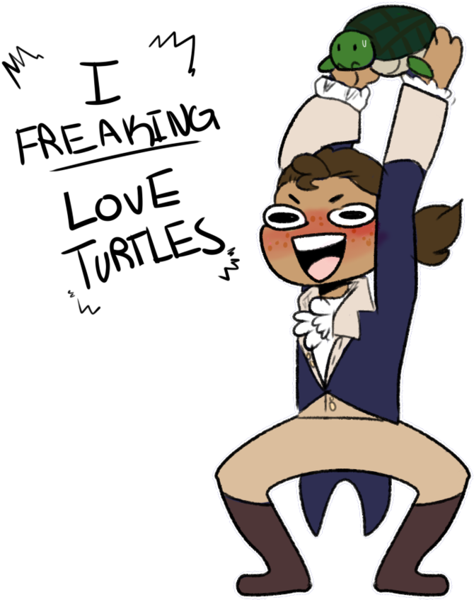 Tortoise By Pastel Pockii-daeso2z - John Laurens Loves Turtles (882x905), Png Download