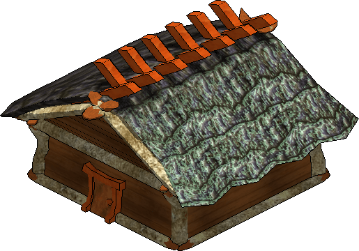 Hafen-timber House - Roof (515x360), Png Download