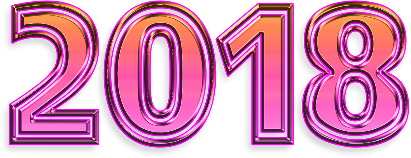 3d Hd Quotes About Life Lessons 2018 Image - Happy New Year 2018 Images Hd Download Png (1600x914), Png Download