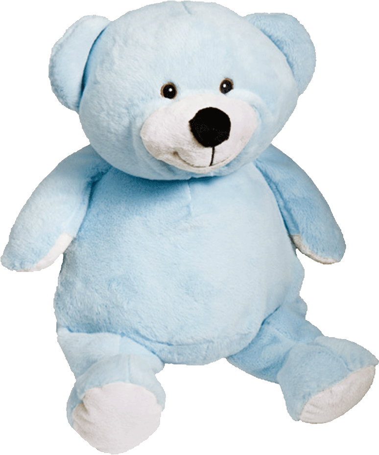 Mister Blue Buddy Bear - Embroidery Buddy Stuffed Animal - Mister Buddy Bear (1000x1000), Png Download