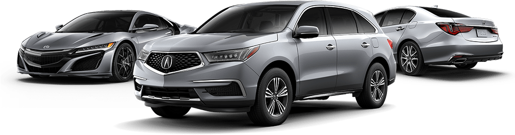 Acura Mdx Silver 2018 (1014x636), Png Download