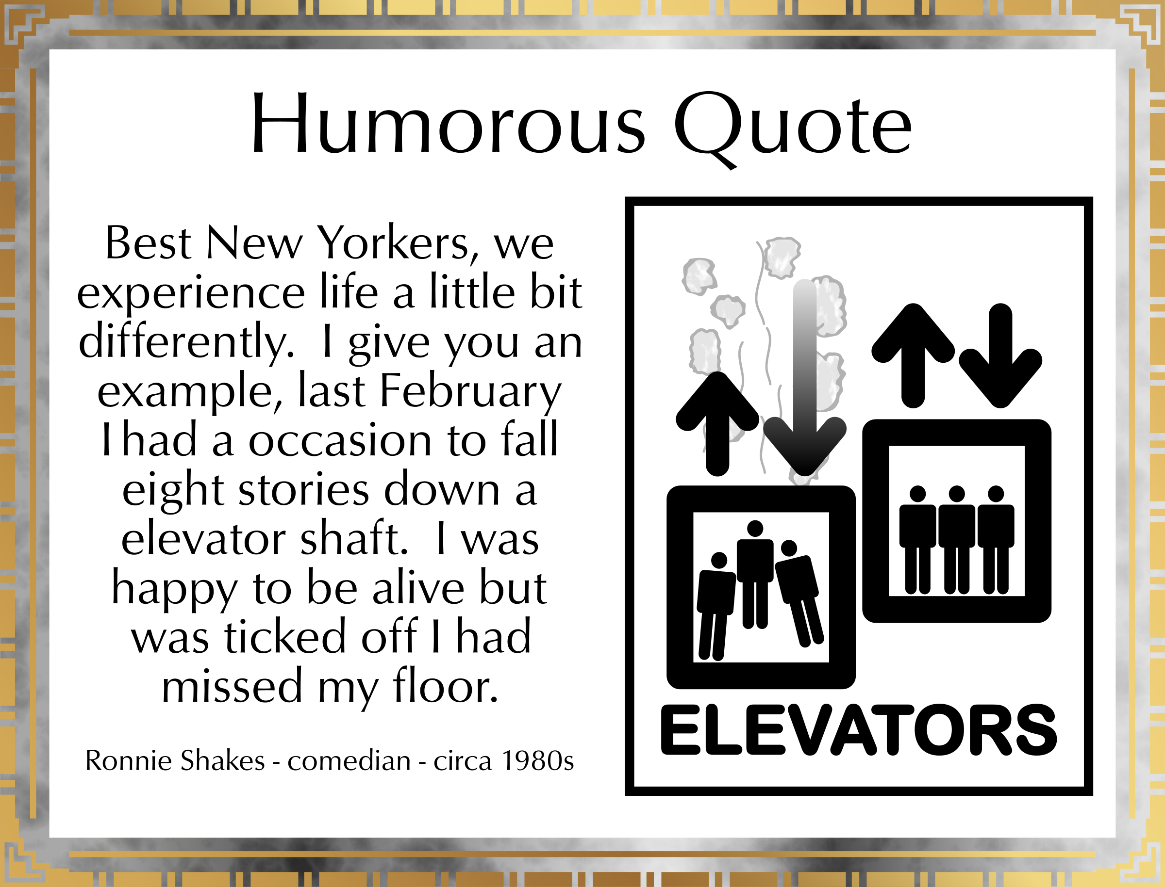 This Free Icons Png Design Of Humorous Quote 6 (2400x1829), Png Download