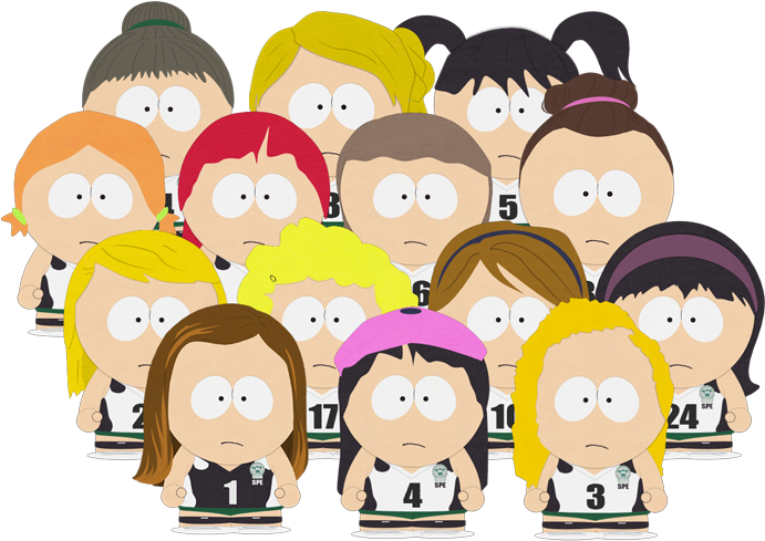 Cows Girls' Volleyball Players - South Park Wendy (960x540), Png Download