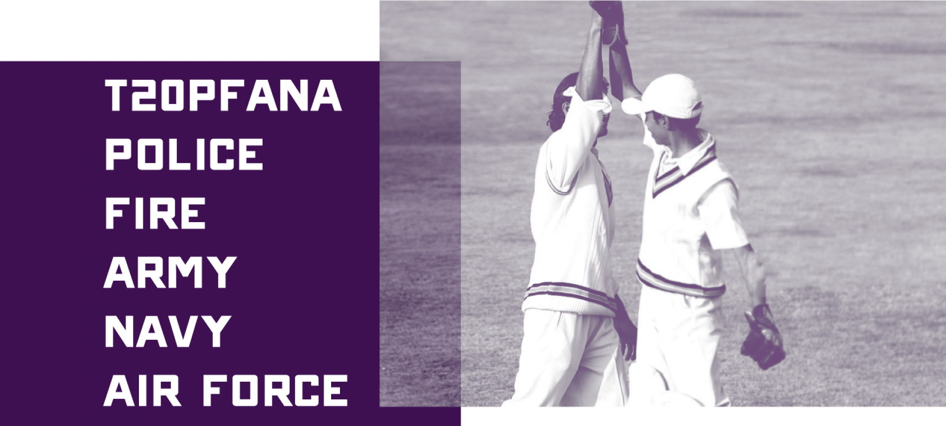 The T20 Police Fire Army Navy Airforce Is Scheduled - Cricket (1920x865), Png Download