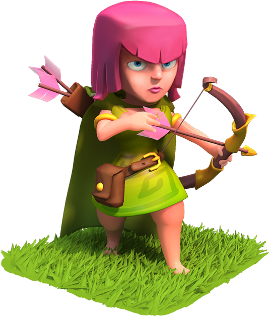 Clash Of Clans Archer Png (708x750), Png Download