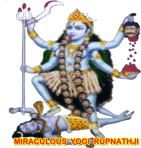 Vastu Doshas - Kali Maa Double Sided Washable Car Window Sticker Indian (490x515), Png Download