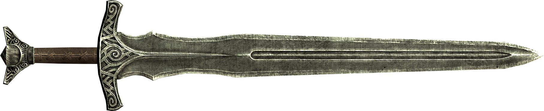 Skyforge Steel Sword - Zipper (1816x371), Png Download