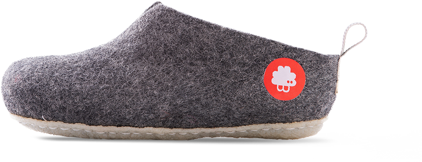 Baabuk Wool Footwear - Baabuk Gus Kid's Wool Slippers | Dark Pink | Eu 24 (1000x1000), Png Download