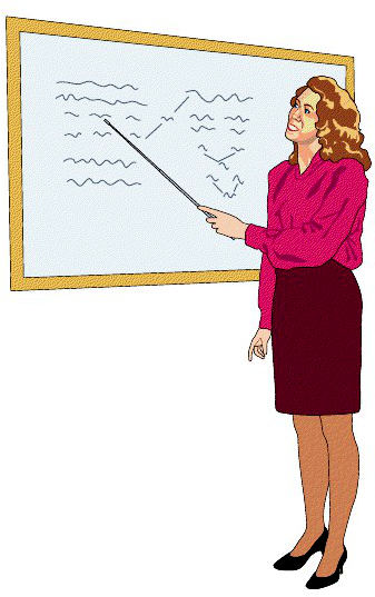 Download Teacher Png Clipart Teacher Clip Art - Teacher With Board Png (372x543), Png Download