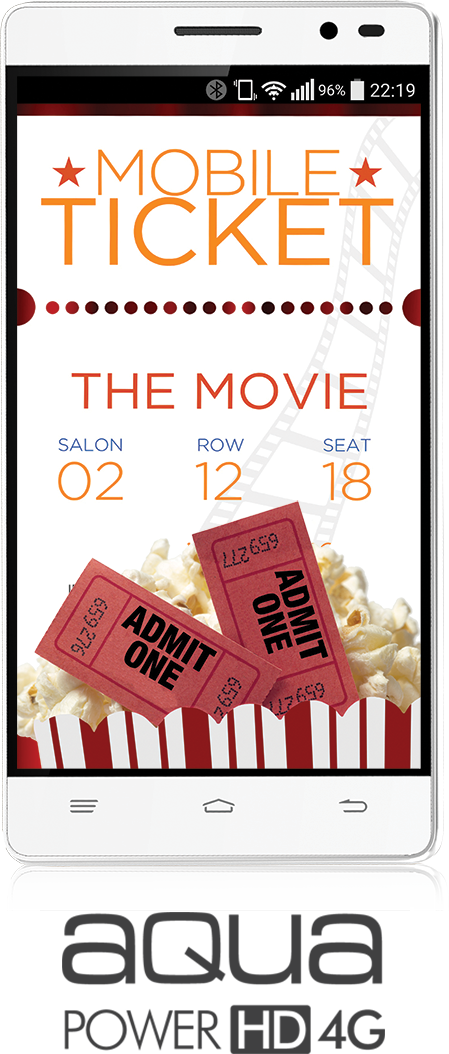 Aqua Power 4g - Poster (449x1054), Png Download