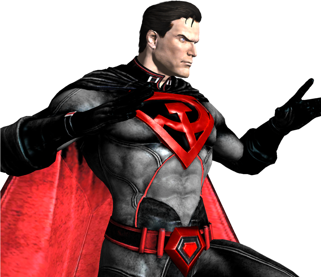 Supermanredson - Deviantart - Superman Injustice Red Son (1024x948), Png Download