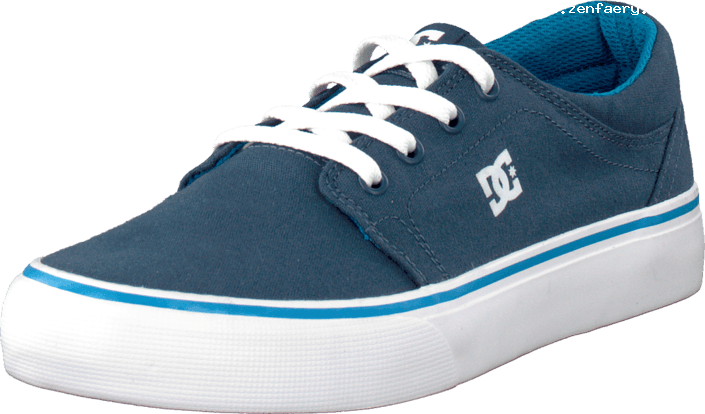 Dc Shoes Kids Trase Tx Shoe Navy/bright Blue 48954-01 - Dc Shoes Trase Joggesko, Rød (705x414), Png Download