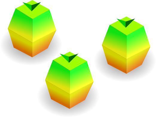 Luxidoor Fruit - Origami (522x392), Png Download