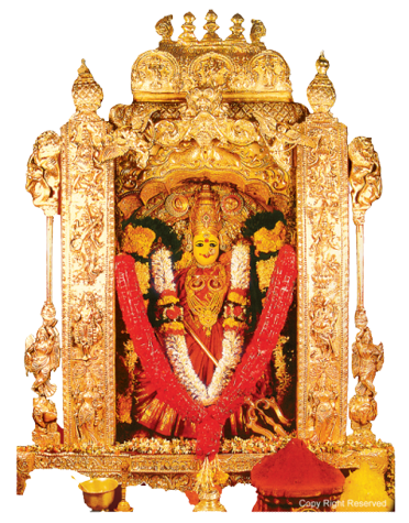 Vijayawada Kanakadurga (500x500), Png Download