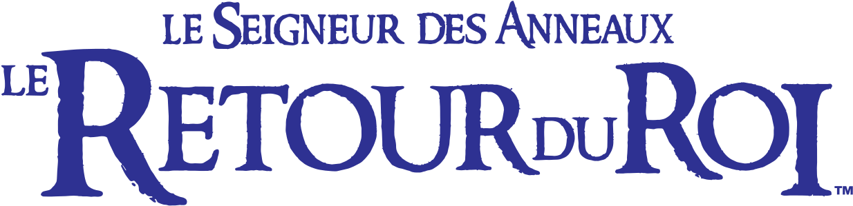 Le Seigneur Des Anneaux Le Retour Du Roi - Le Seigneur Des Anneaux Le Retour Du Roi Png (1280x353), Png Download