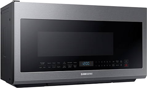 Samsung Me21m706bas 1000w Built-in Microwave Hood Combo (519x804), Png Download