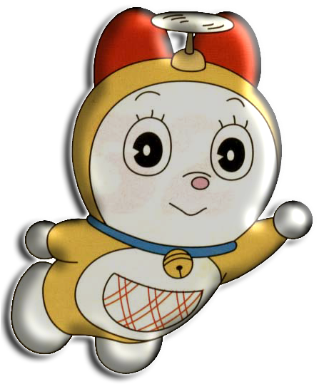 Flying Image Of Dorami - Dorami Flying (446x619), Png Download