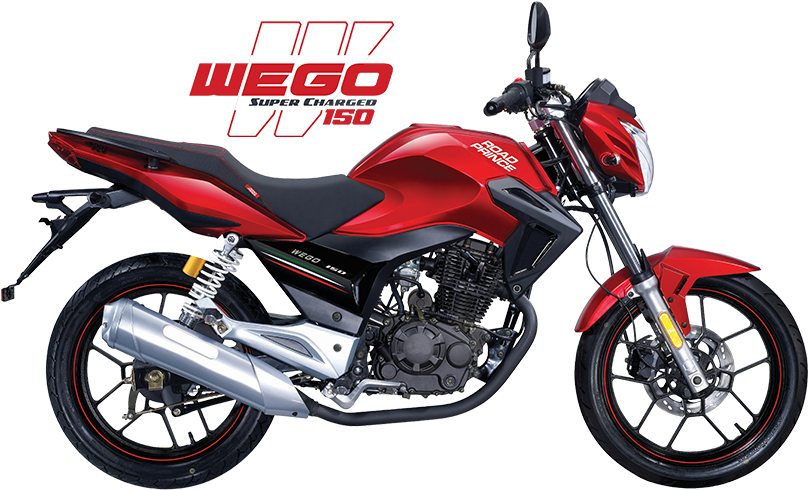 Luxurious Double Shock Absorbers - Road Prince Bikes Pakistan (826x500), Png Download